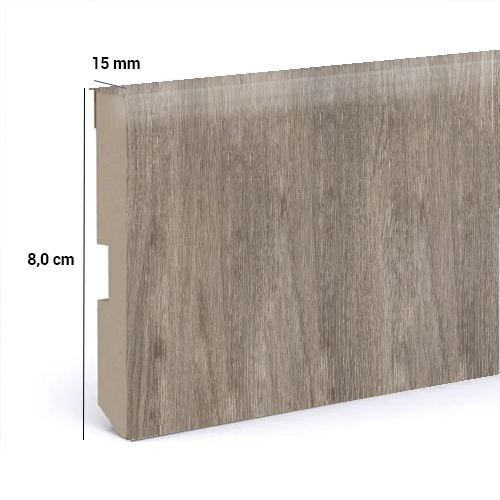 Rodapié Genérico Roble China 2200x80x15