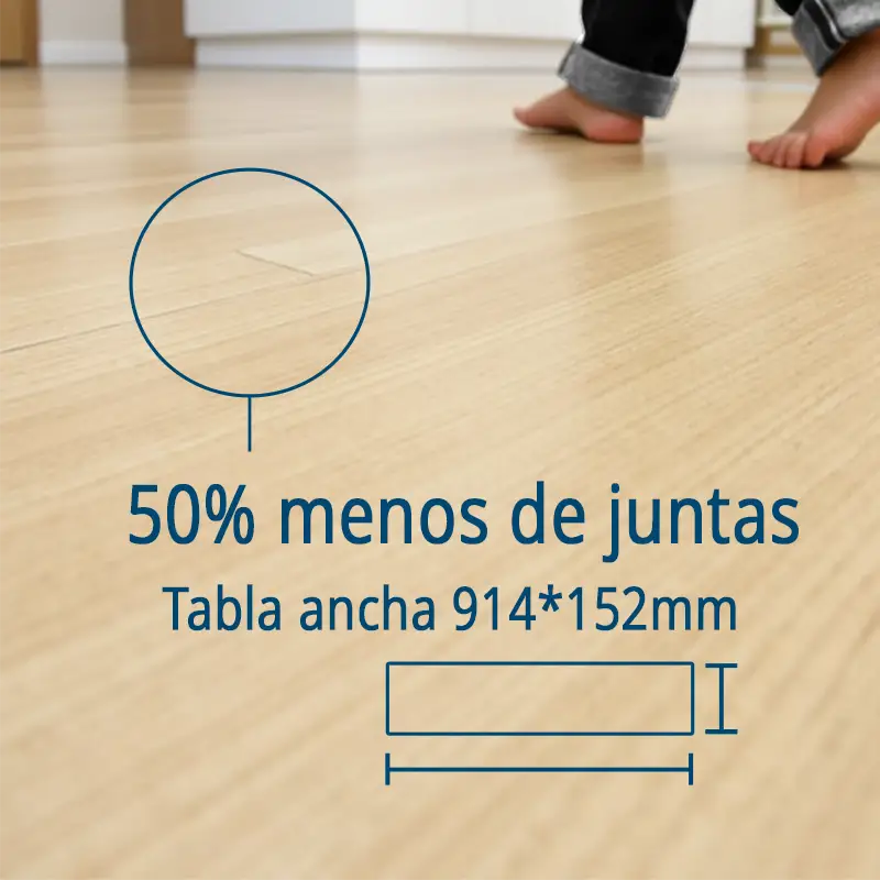 Suelo Vinílico Autoadhesivo Roble Clásico Dorado  | Cocina | Baño | Resistencia al Agua | Bricolaje