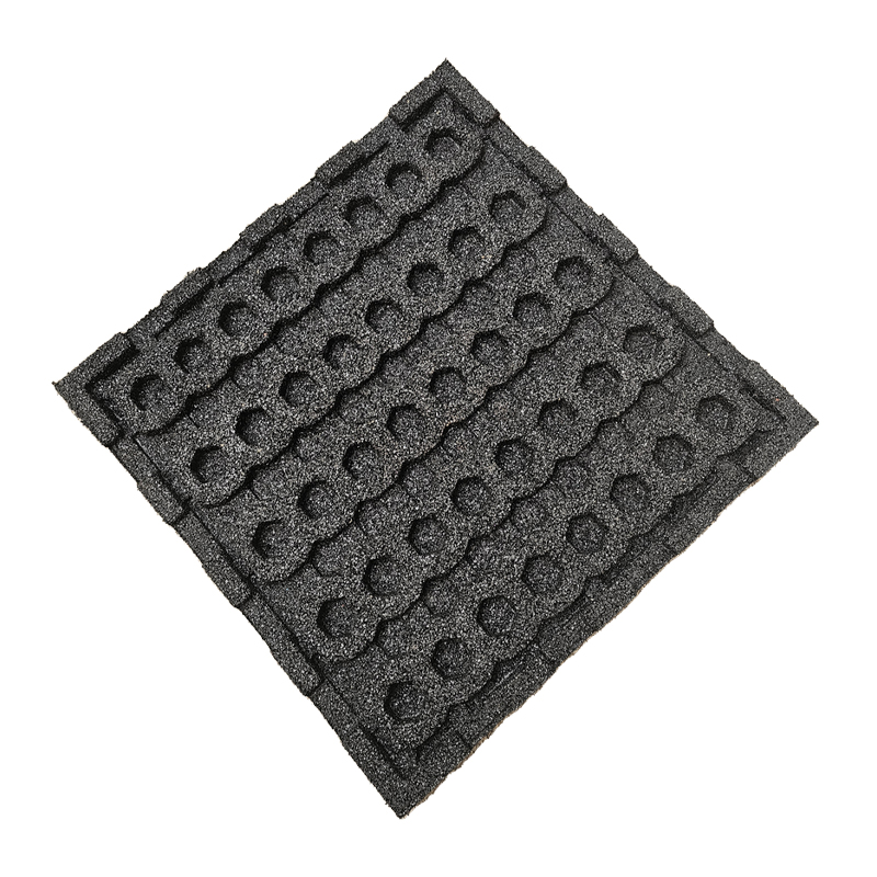LOSETA DE CAUCHO PARQUES INFANTILES 50x50cm | 40mm | Granulado Fino | ALTA DENSIDAD | Negro | Suelo Goma Infantil | Taco de Apoyo Amortiguación