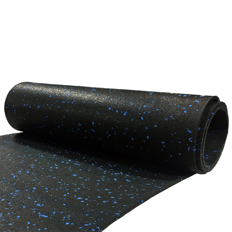 ROLLO DE CAUCHO 1,20x20m | 3mm | Densidad Premium EPDM Azul | Grano Fino | Fácil Limpieza