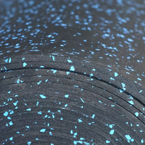 ROLLO DE CAUCHO 1,20x20m | 3mm | Densidad Premium EPDM Azul | Grano Fino | Fácil Limpieza