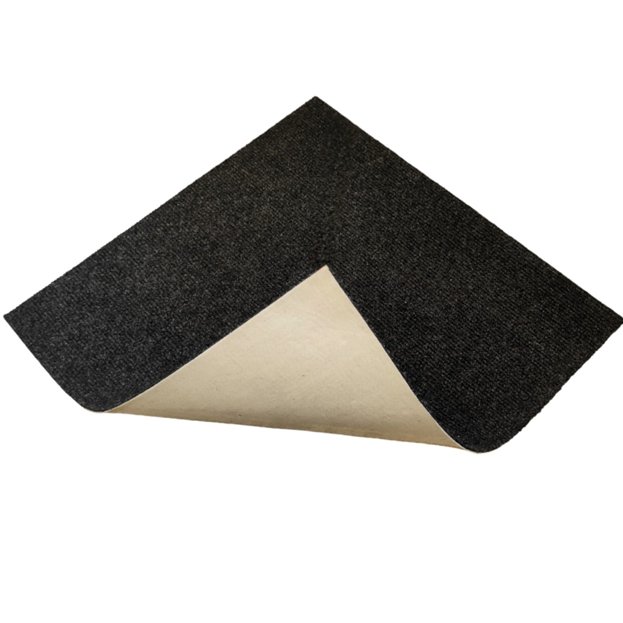 Moqueta Autoadhesiva En Loseta 50x50cm Negro | Suelo Adhesivo de Oficina, Comercio, Hogar 