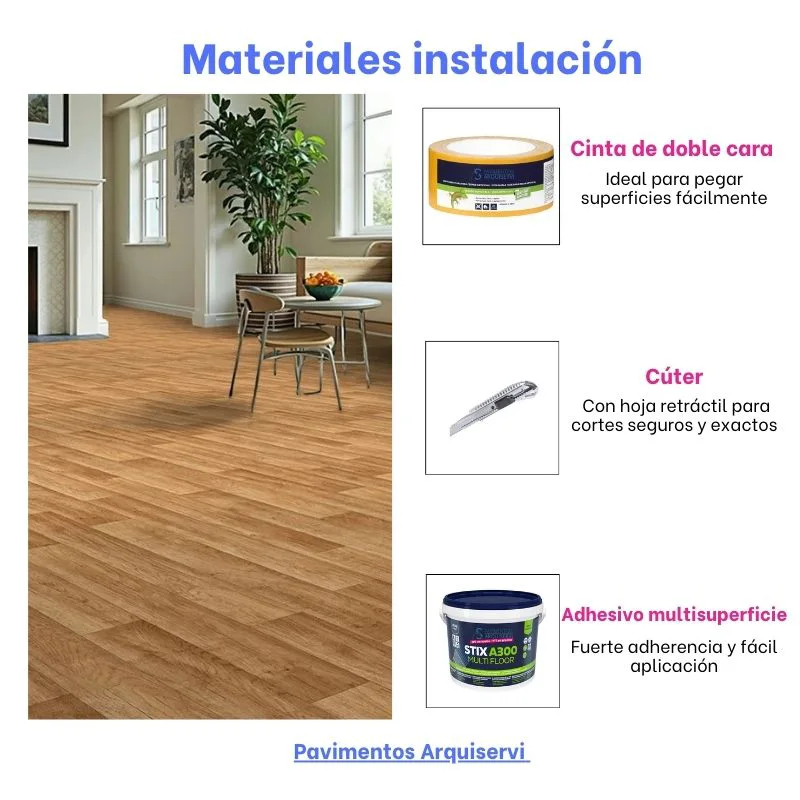 Suelo Vinílico Roble Dorado Atardecer | Sintasol En Rollo | Cocina, Baño, Hogar | Resistencia Al Agua