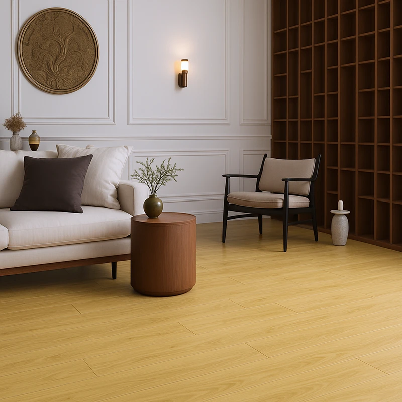 Suelo Laminado Roble Café LEVEL | AC5 | 10mm | Agua y Humedad 72h | Tarima Flotante Instalación en Click 