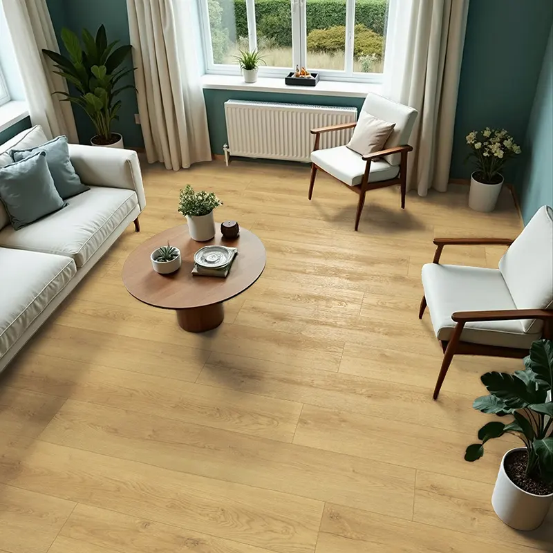 Suelo Laminado Roble Manzanilla LEVEL | AC5 | 10mm | Agua 72h | Tarima Flotante Instalación en Click 