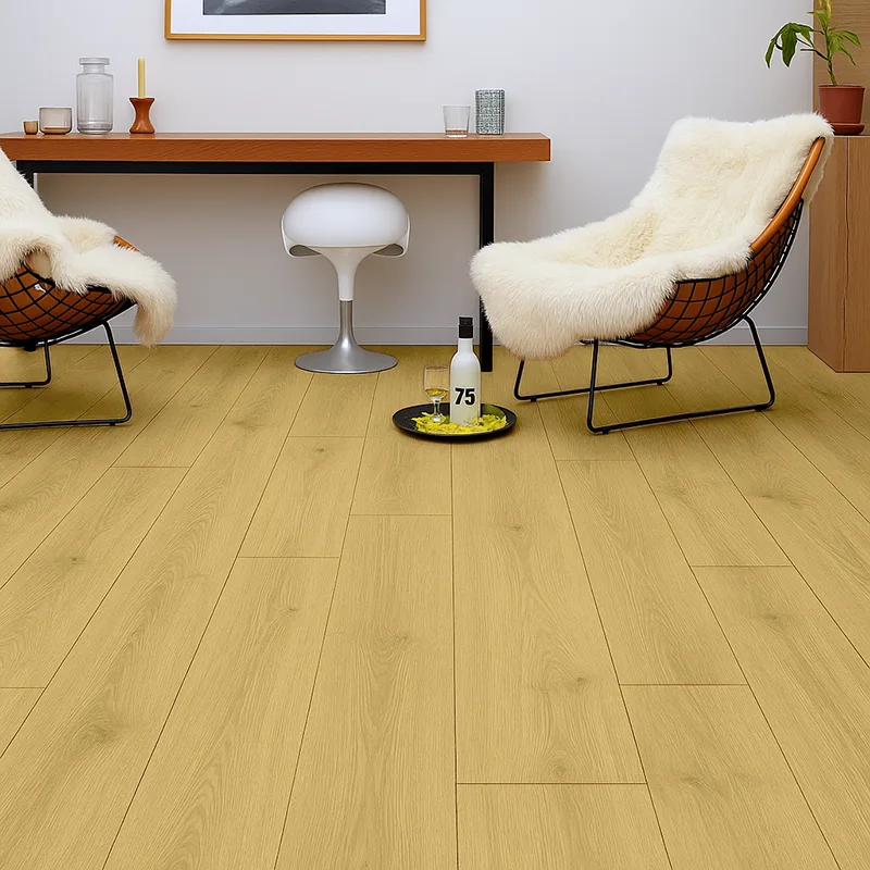 Suelo Laminado Roble Manzanilla LEVEL | AC5 | 10mm | Agua 72h | Tarima Flotante Instalación en Click 