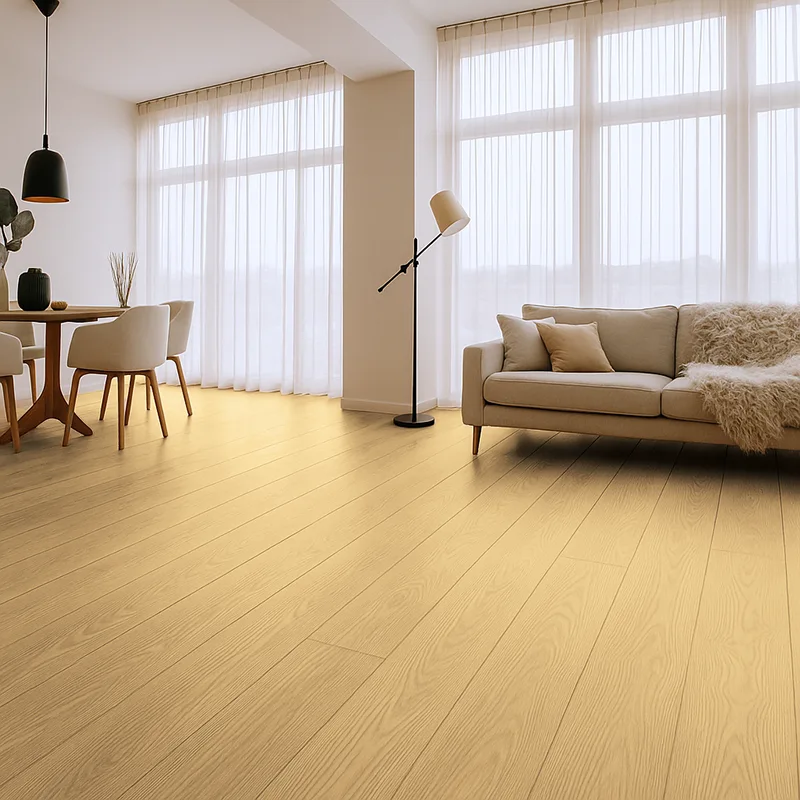 Suelo Laminado Roble Latte LEVEL | AC5 | 10mm | Agua 72h | Tarima Flotante Instalación en Click 