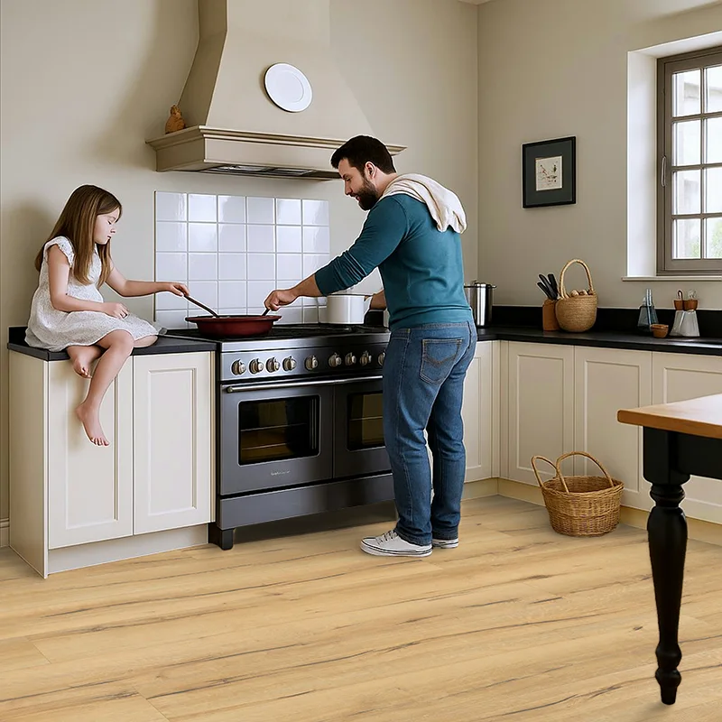 Suelo Laminado Roble Tila LEVEL | AC5 | 10mm | Agua 72h | Tarima Flotante Instalación en Click 