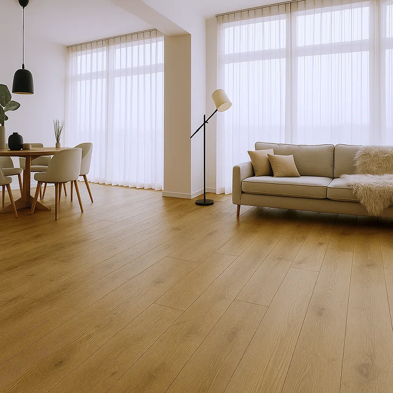 Suelo Laminado Roble Poleo LEVEL | AC5 | 10mm | Agua 72h | Tarima Flotante Instalación en Click