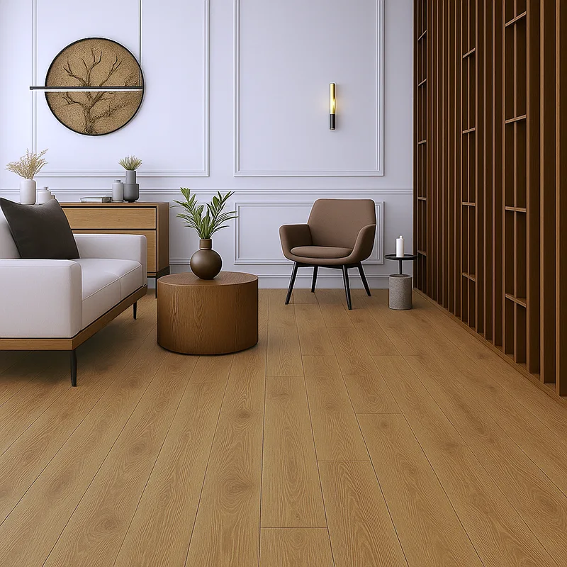 Suelo Laminado Roble Poleo LEVEL | AC5 | 10mm | Agua 72h | Tarima Flotante Instalación en Click