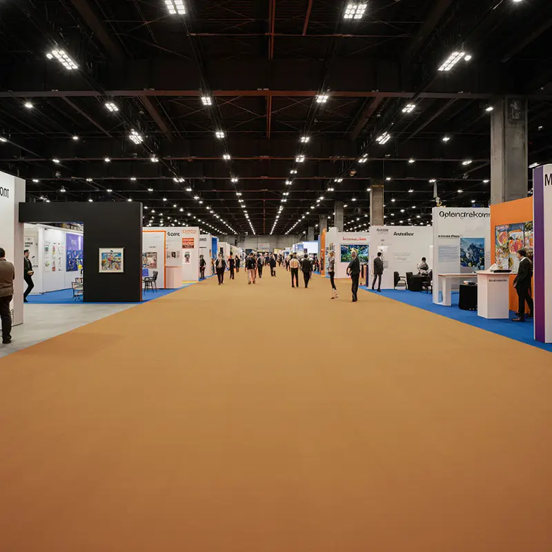 Moqueta Ferial Camel | Congresos | Ferias | Eventos | Pedido Mínimo 10ml