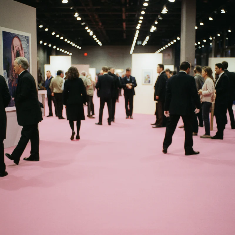 Moqueta Ferial Rosa Pastel | Congresos | Ferias | Eventos | Pedido Mínimo 10ml
