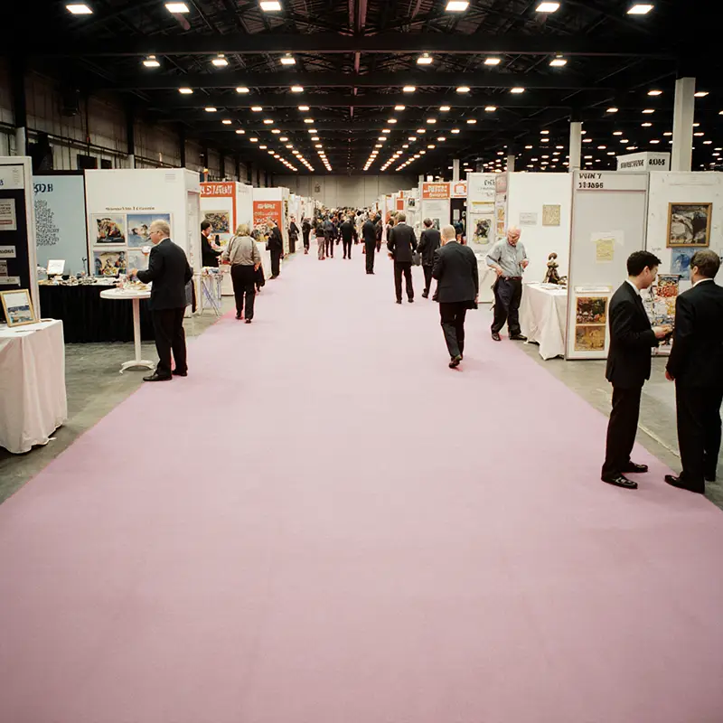 Moqueta Ferial Rosa Palo | Congresos | Ferias | Eventos | Pedido Mínimo 10ml
