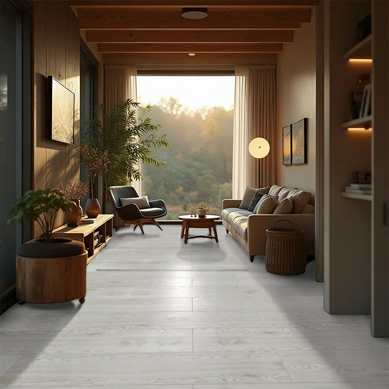 Suelo Vinílico Roble Benasque | Tarima SPC | Resistencia al Agua | Instalación en Click