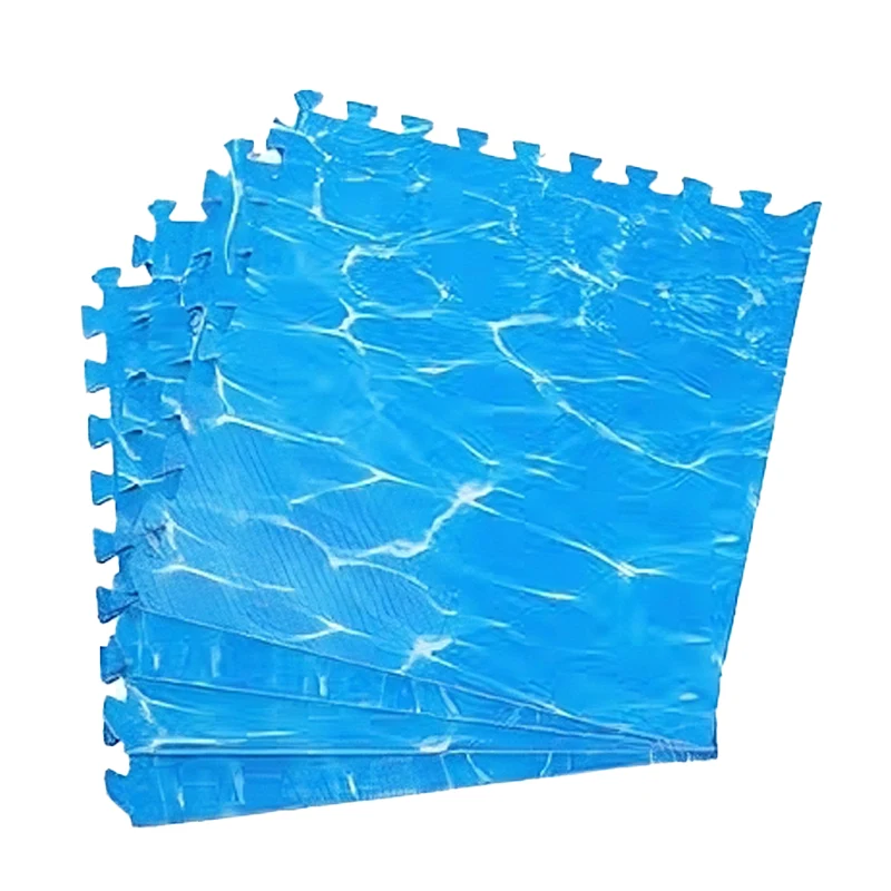Esterilla Puzle Goma Eva Océano  30x30cm  | 10mm | Infantil | Pack 9 unidades | Piscinas | Infantil