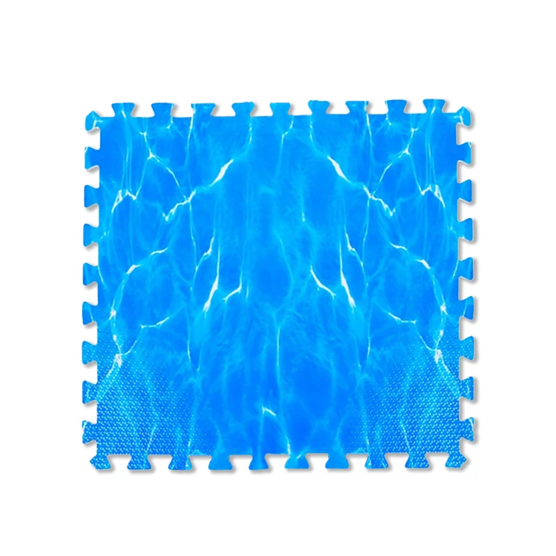 Esterilla Puzle Goma Eva Océano  30x30cm  | 10mm | Infantil | Pack 9 unidades | Piscinas | Infantil