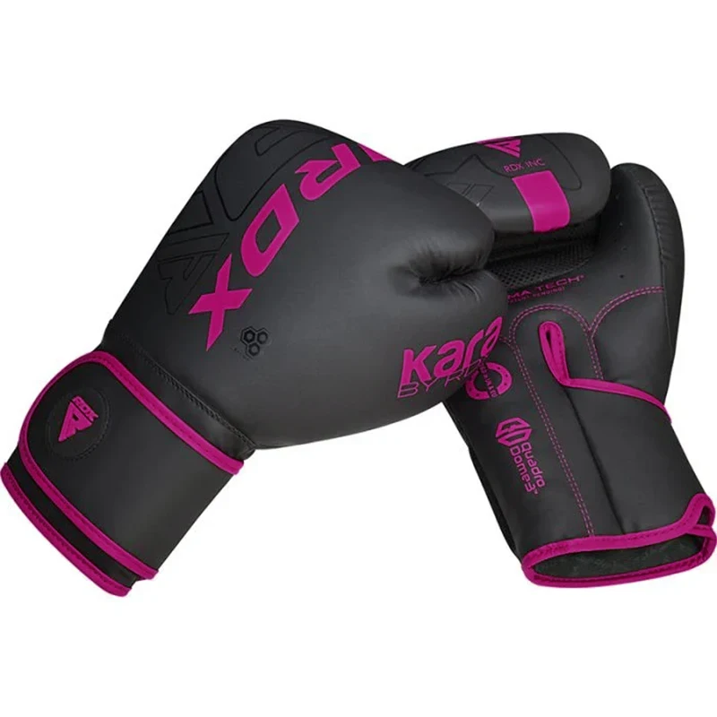 Guantes de entrenamiento de boxeo RDX F6 Kara para mujer 16oz
