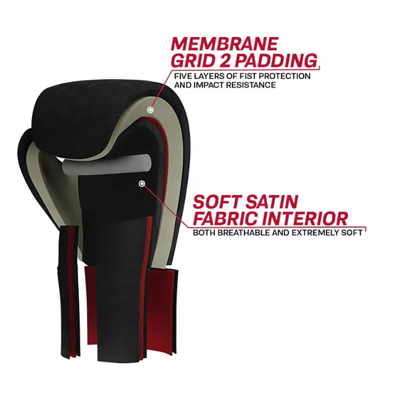 Guantes de entrenamiento de boxeo RDX F4 Doble Cierre 8oz | Rosa
