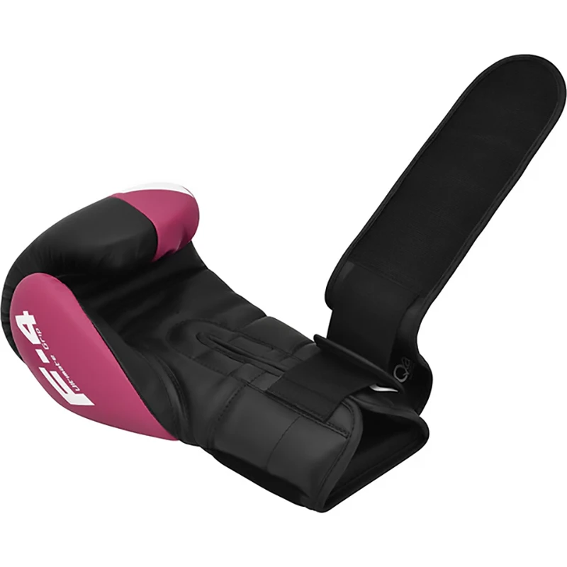 Guantes de entrenamiento de boxeo RDX F4 Doble Cierre 8oz | Rosa
