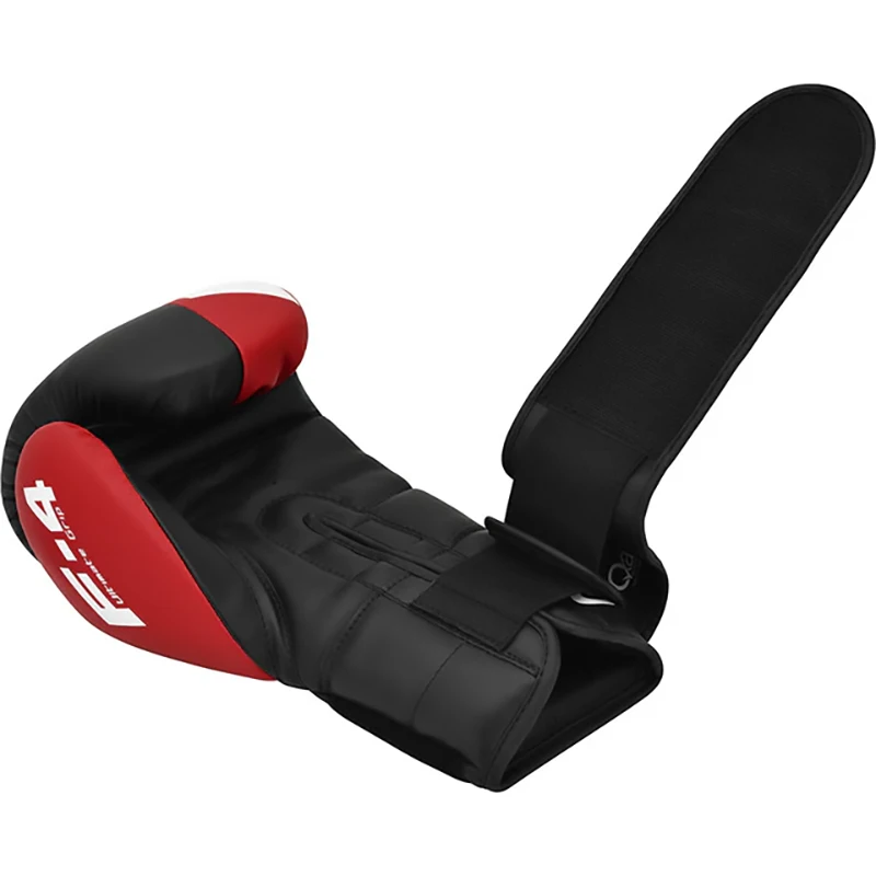 Guantes de entrenamiento de boxeo RDX F4 Doble Cierre 14oz | Rojo
