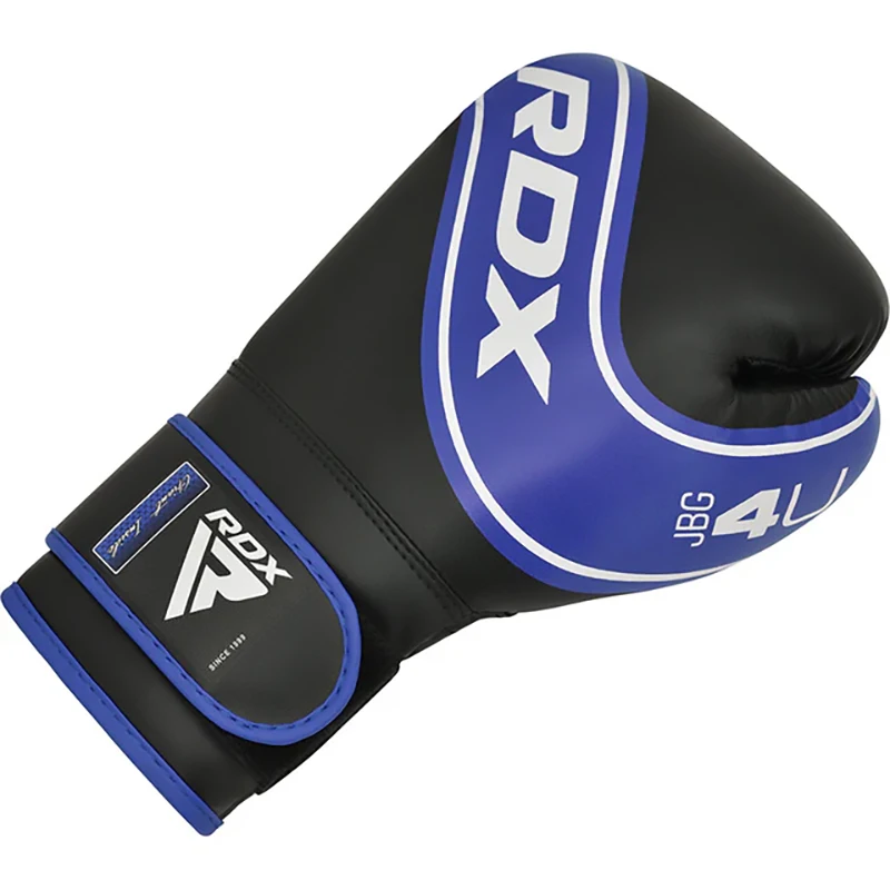 Guantes de entrenamiento de boxeo Niños RDX 4B Robo 4oz | Azul
