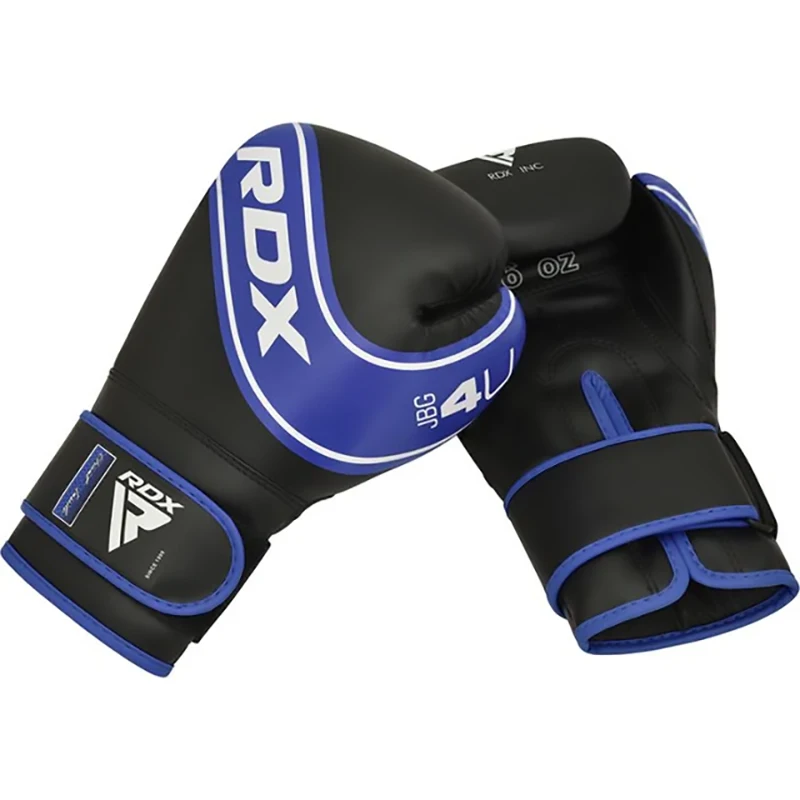 Guantes de entrenamiento de boxeo Niños RDX 4B Robo 4oz | Azul
