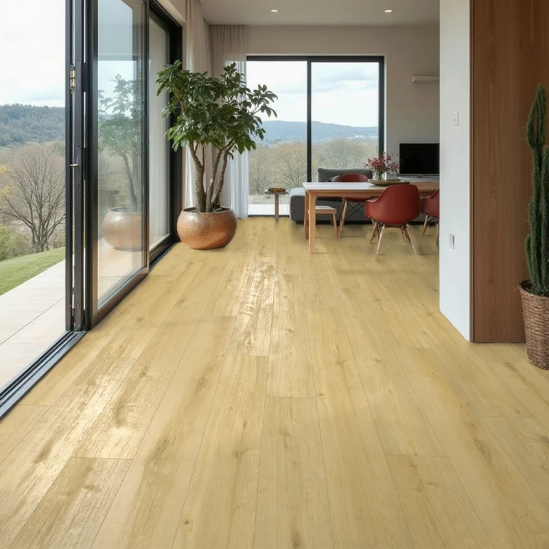 Suelo Laminado Roble Pisa LEVEL | AC5 | 8mm | Tarima Flotante en Clic | Comercio y Hogar