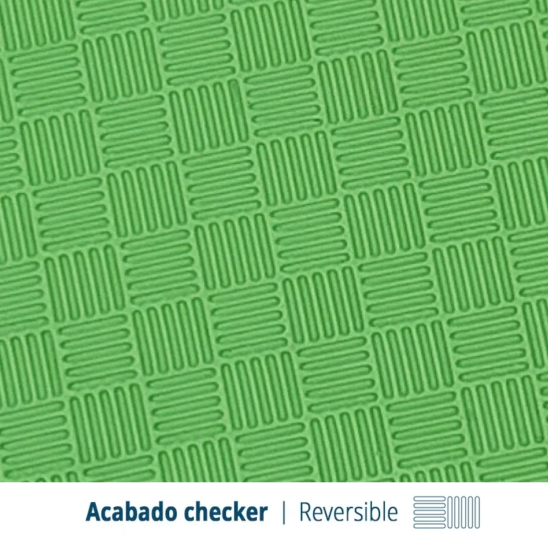 TATAMI PUZZLE Amarillo Verde  1x1m | 20mm | Reversible | Antideslizante | Multifuncional