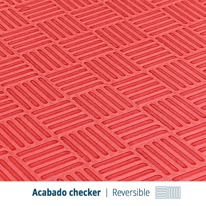TATAMI PUZZLE Rojo Negro 1x1m | 20mm |  Artes Marciales | Fitness y Yoga