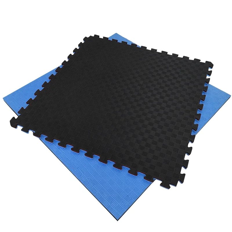 TATAMI PUZZLE Azul Negro Premium 1x1m | 20mm | Artes Marciales | Gimnasio | Judo
