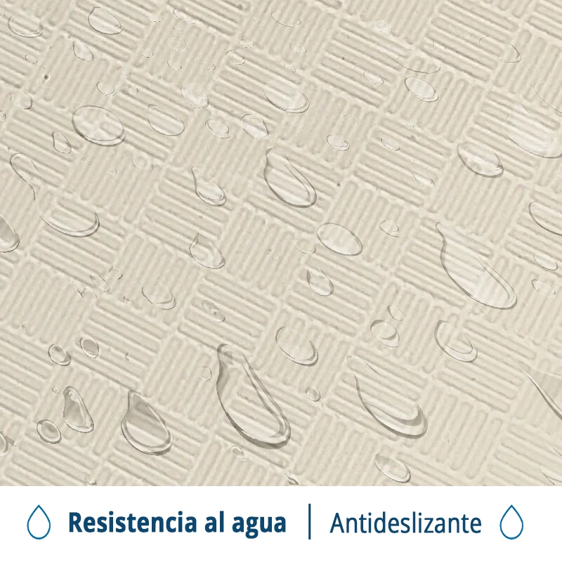 TATAMI PUZZLE  Marrón Beige  1x1m | 40mm | Artes Marciales | Gimnasio | Antideslizante | Suelo Deportivo