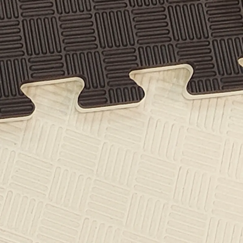 TATAMI PUZZLE  Marrón Beige Premium 1x1m | 40mm | Artes Marciales | Gimnasio | Antideslizante | Acabado Checker