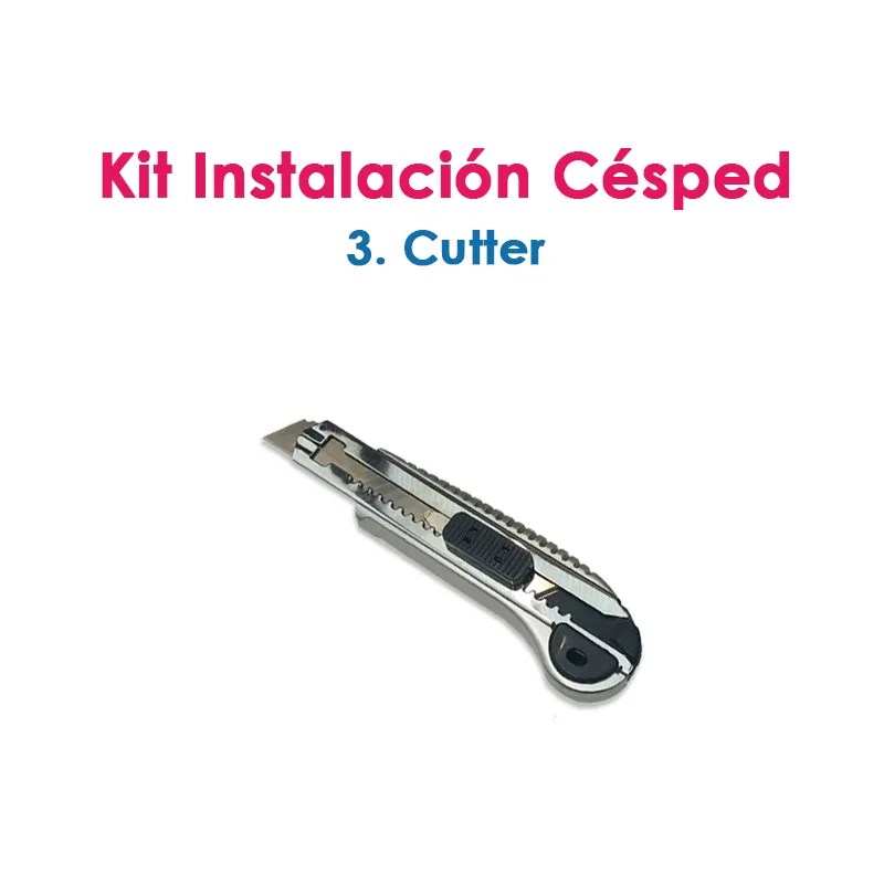 Kit Césped Artificial JARDÍN Premium Todo Incluido Instalación 20m2