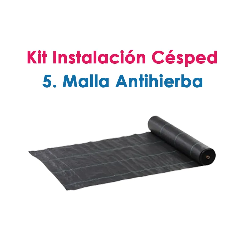 Kit Césped Artificial JARDÍN Premium Todo Incluido Instalación 20m2