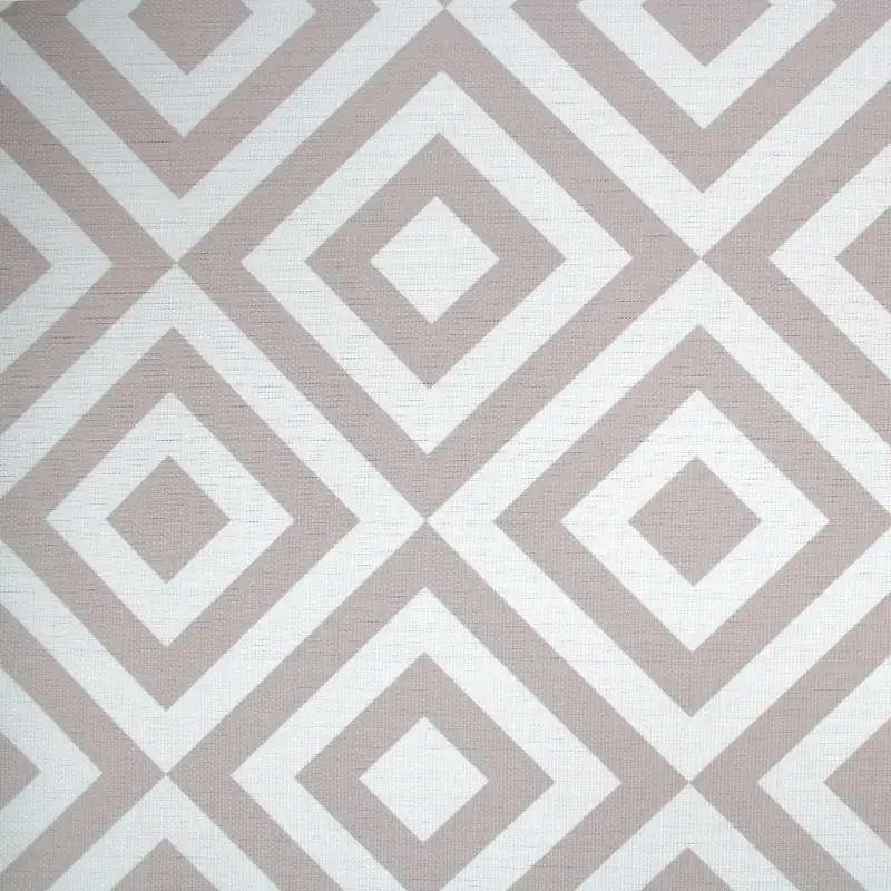 Alfombra Vinilica de exterior Rombos Beige | 60x90 | Antideslizante | Resistencia al Agua