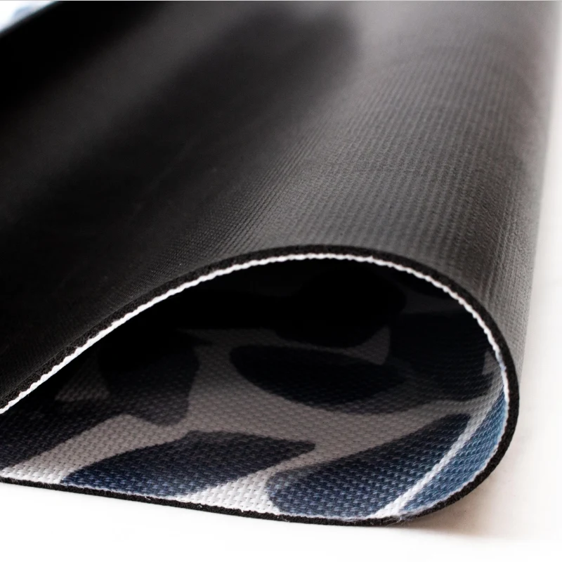  Alfombra Vinilica de Exterior Hojas Acuarela Gris | 120x180 | Terrazas y Piscinas