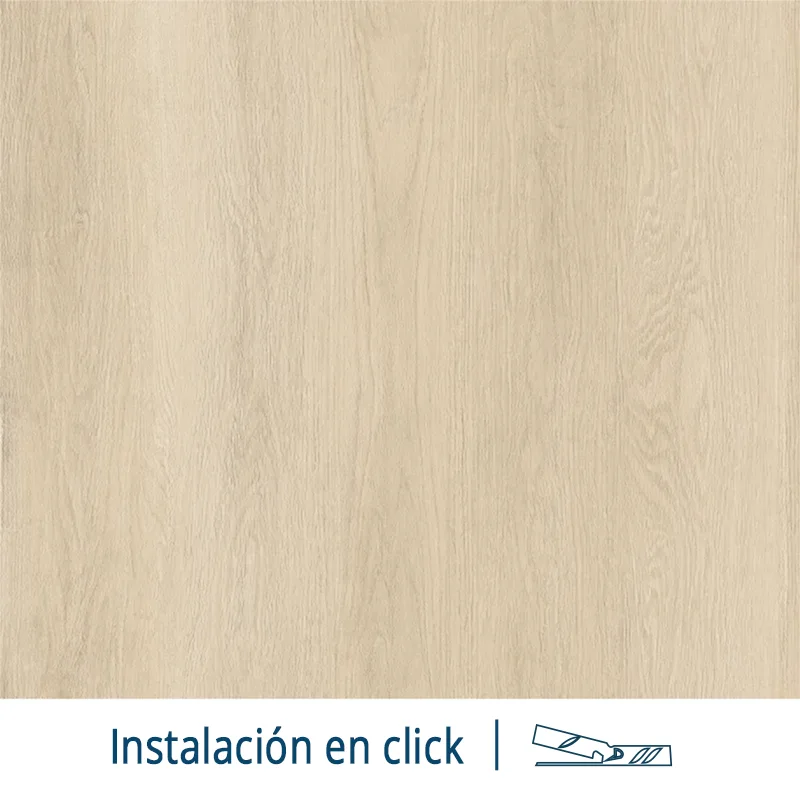 Suelo SPC Click Roble Rey 100% Agua | Tarima Vinílica Resistente a Golpes y Rayaduras | Bricolaje 