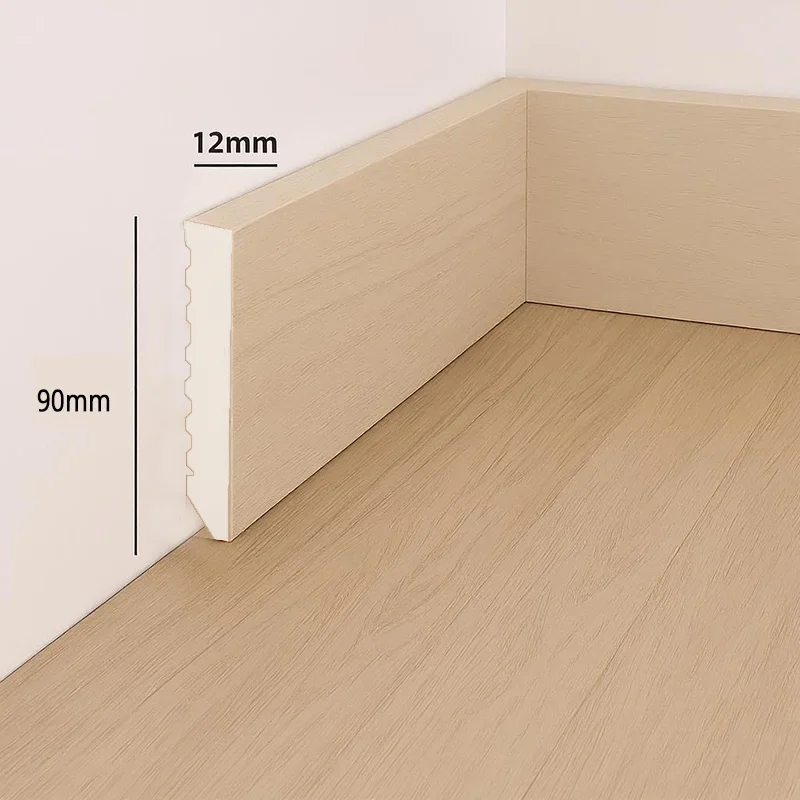 Rodapié Vinílico a Juego Canto Recto 2200*90*12mm.