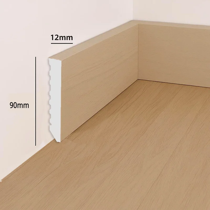 Rodapié Vinílico a Juego Canto Recto 2200*90*12mm.