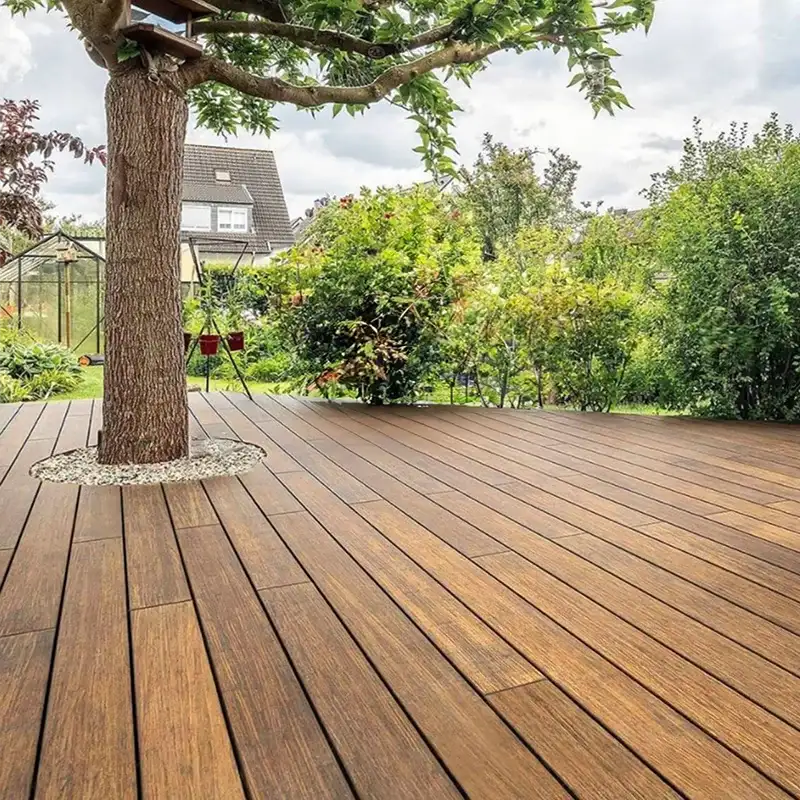 Tarima Exterior Bambu CECH Natural | Madera Natural | Tono Medio | 1850x137mm | 4 Unidades por m2
