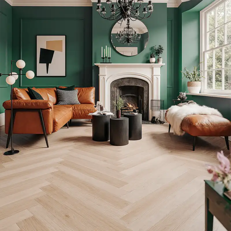 Suelo Laminado Espiga Roble Natural | 8mm | AC4