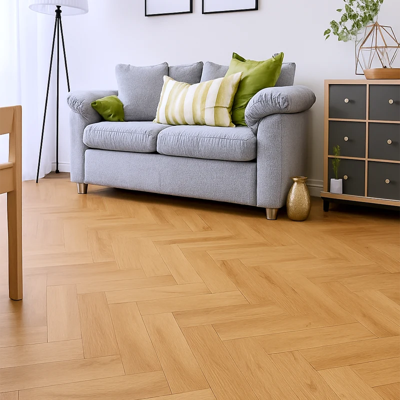 Suelo Laminado Espiga Roble Dorado | 8mm | AC4 