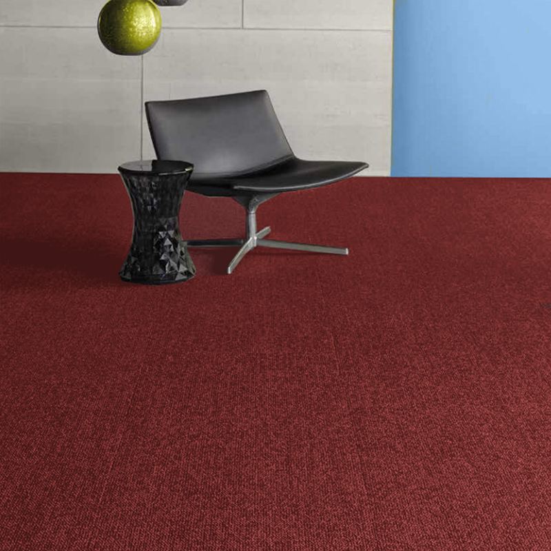 Moqueta Monteambar | Al Corte | Rojo Tinto | Moqueta de Pelo En Bucle | Hogar y Oficinas