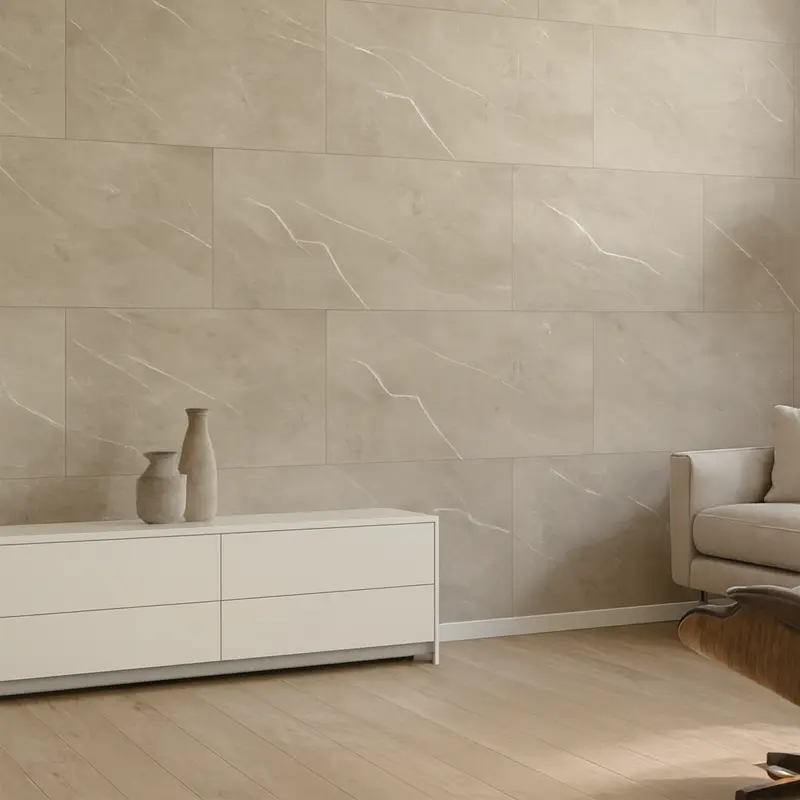 Panel de Pared Clementina Viejo Continente | SPC | Baño | Cocina | Impermeable | Fácil Instalación