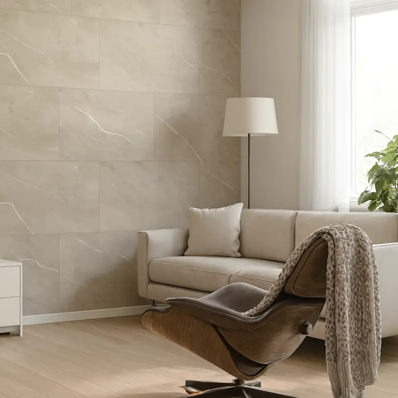 Panel de Pared Clementina Viejo Continente | SPC | Baño | Cocina | Impermeable | Fácil Instalación