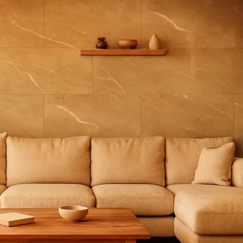 Panel de Pared Clementina Viejo Continente | SPC | Baño | Cocina | Impermeable | Fácil Instalación