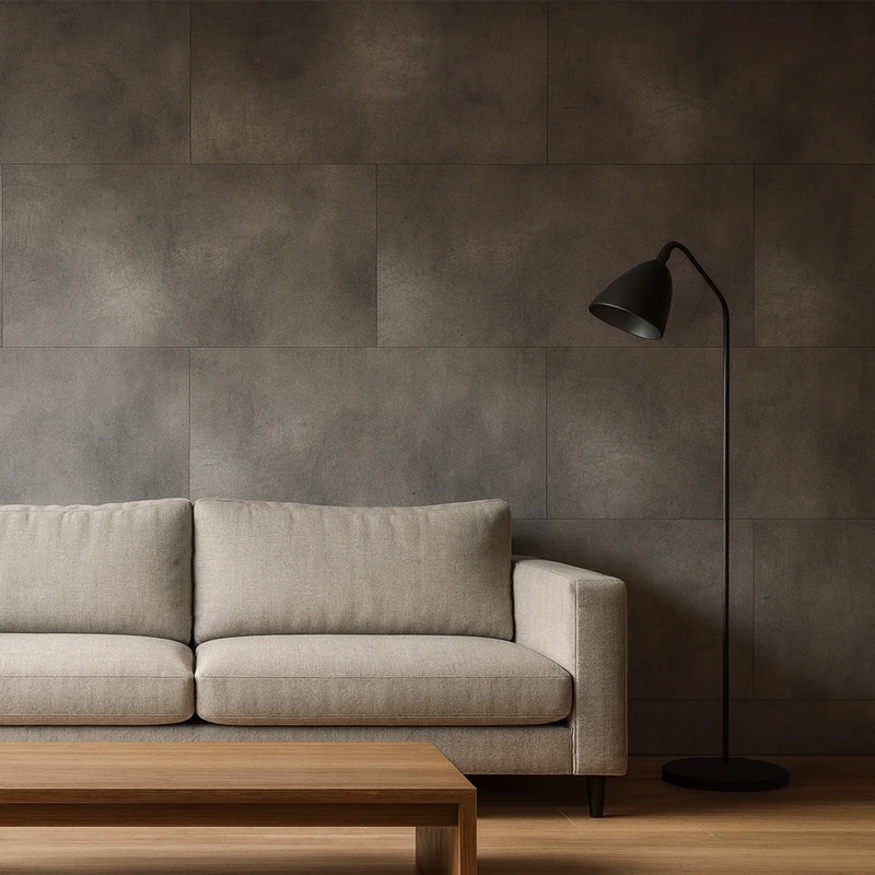 Panel de Pared Cemento Muro Berlin Viejo Continente | SPC | Baño | Cocina | Impermeable | Fácil Instalación