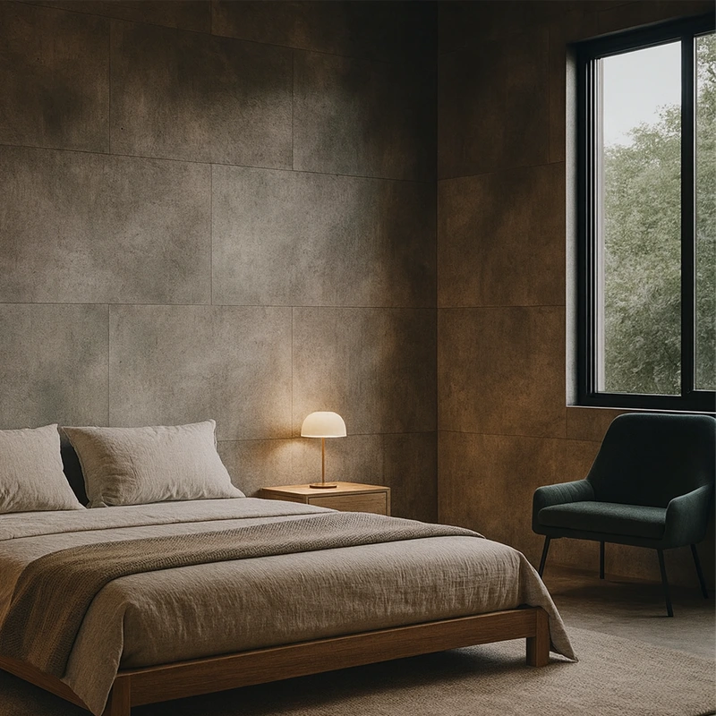 Panel de Pared Cemento Muro Berlin Viejo Continente | SPC | Baño | Cocina | Impermeable | Fácil Instalación