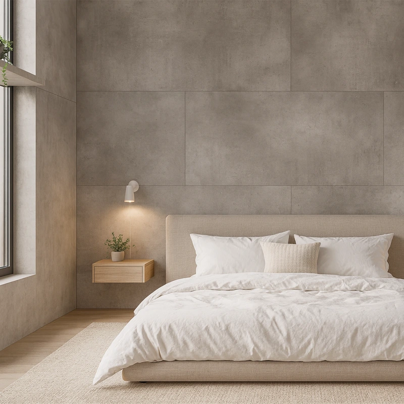 Panel de Pared Cemento Panteon Viejo Continente | SPC | Baño | Cocina | Impermeable | Fácil Instalación