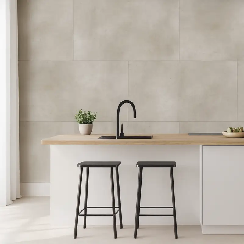 Panel de Pared Cemento Coliseo Viejo Continente | SPC | Baño | Cocina | Impermeable | Fácil Instalación